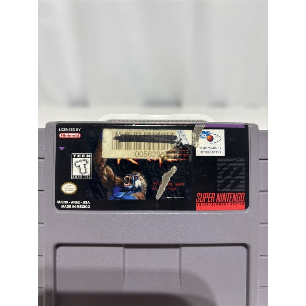 Primal Rage Super Nintendo Entertainment System‎ 1995 SNES Tested - Picture 2 of 10